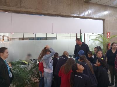 Alunos do municÃ­pio do Porto Barreiro visitam Usina da Engie Energia 